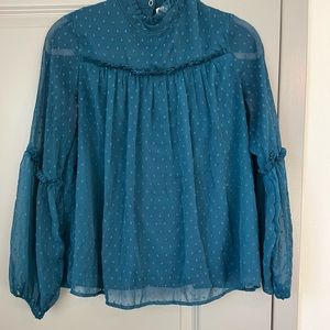 High neck blouse